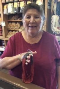 Santo Domingo artist Jeanette Calabaza