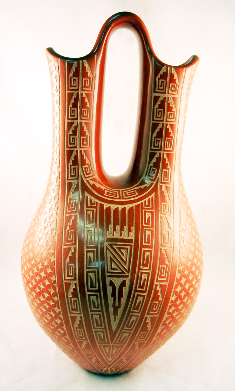 Native American Indian Pottery>Native American Indian Wedding Vases