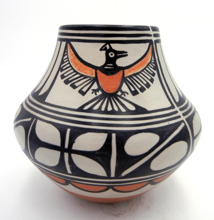 Santo Domingo thunderbird jar by Robert Tenorio