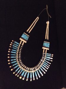 Santo Domingo multi-stone necklace by Torevia Crespin