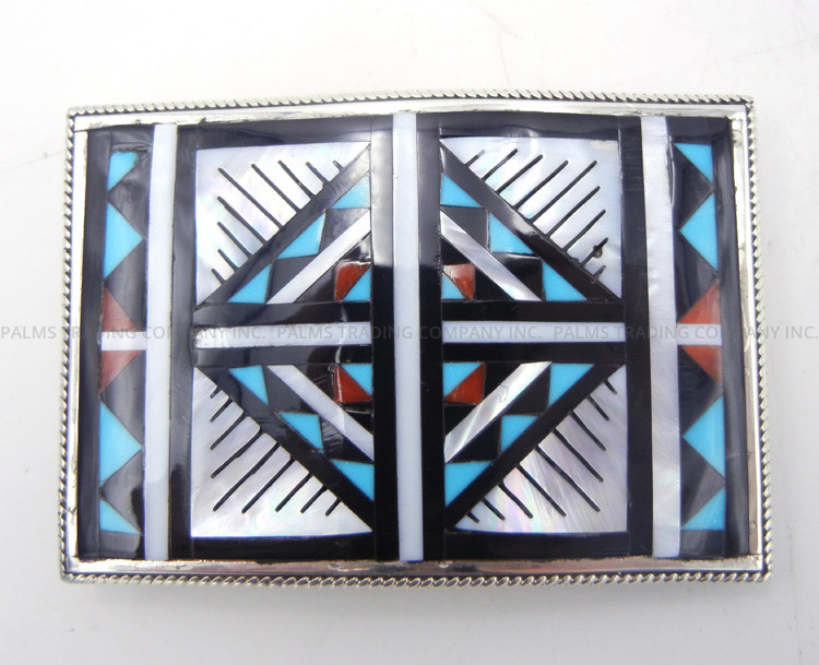 Zuni inlay belt buckle Clearance