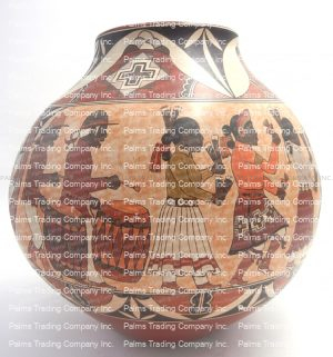 Santa Clara pictorial large jar by Lois Gutierrez