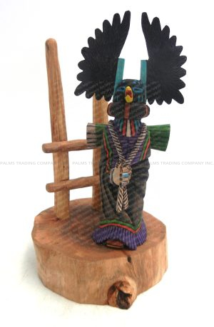 Hopi/Laguna Crow Man Kachina Doll by Ray Jose