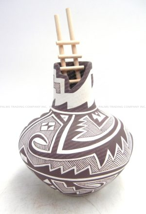 Navajo black and white "kiva pottery" by Westly Begaye