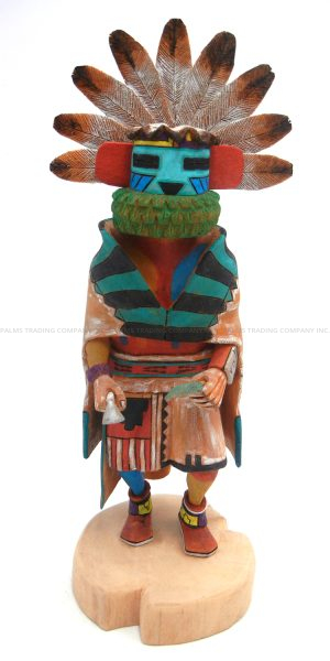 Hopi Silent Warrior Kachina Doll by Bryan Kewenvoyowma