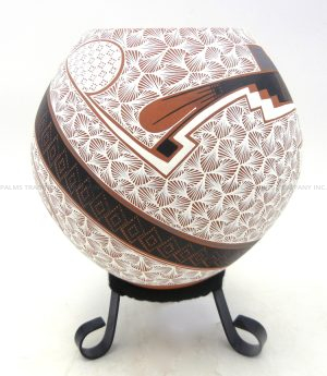 Mata Ortiz Aide Gonzalez Handmade and Hand Painted Multi-Design Polychrome Jar