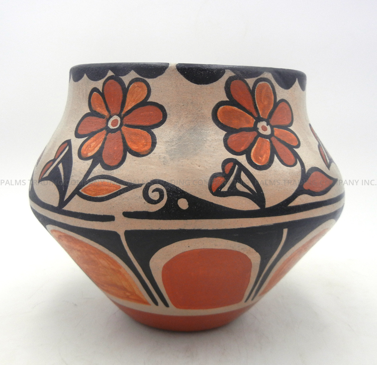 Santo Domingo Billy Veale Handmade and Hand Painted Multi-Design Jar