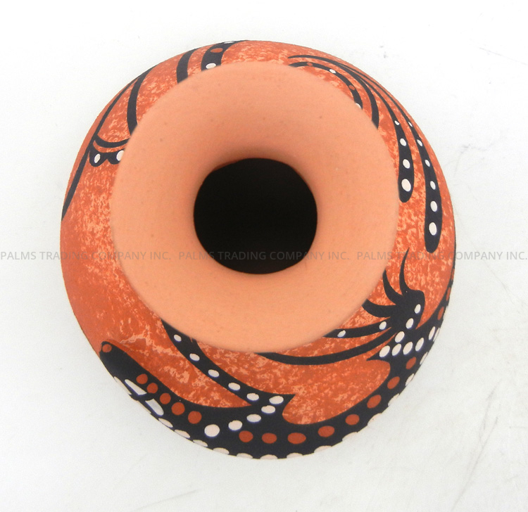 Zuni Clarissa and Adam Cellicion Small Handmade and Hand Painted Three  Dimensional Lizard Vase - Palms Trading Company