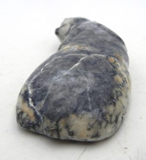 Zuni Cody Natacio Carved Stone Obsidian Badger Fetish