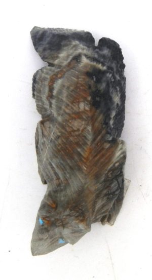 Zuni Derrick Kamasee Carved Stone Picasso Marble Badger Fetish