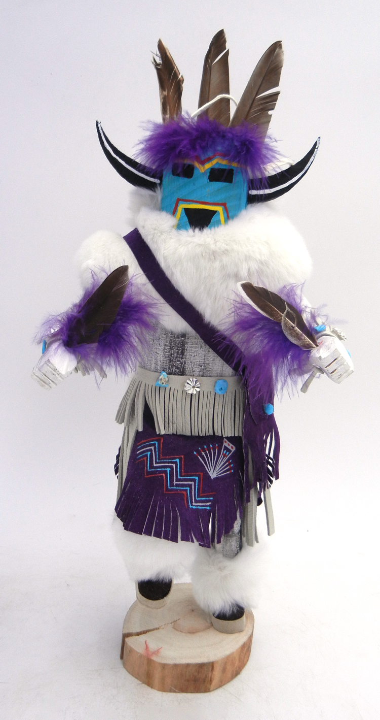 Navajo large medicine man kachina doll by Victor Abeita