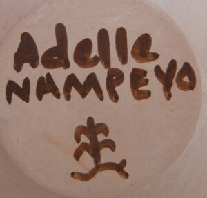 Hopi Adelle Nampeyo Handmade, Painted and Polished Seed Pot