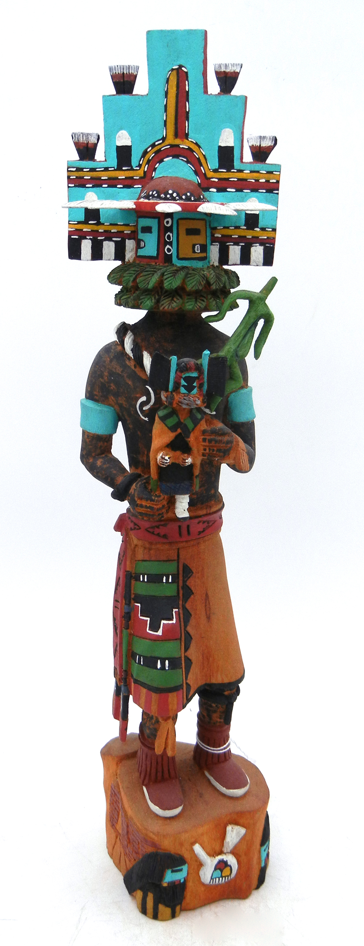Hopi Hemis kachina doll by Clinton Polacca
