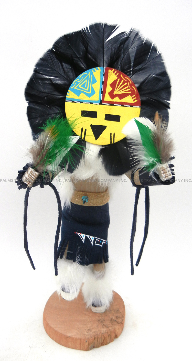 Navajo sunface kachina doll by Victor Abeita
