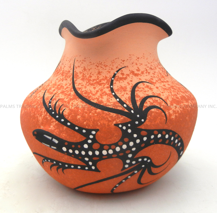 工芸品 Indian handmade pottery Zuni Pueblo Indian Pottery