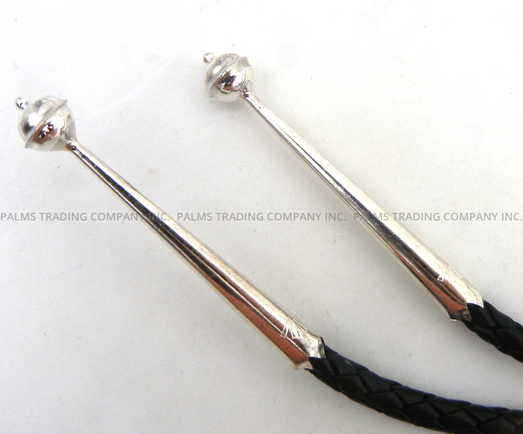 Navajo Red Mountain Turquoise and Sterling Silver Bolo Tie - Image 4