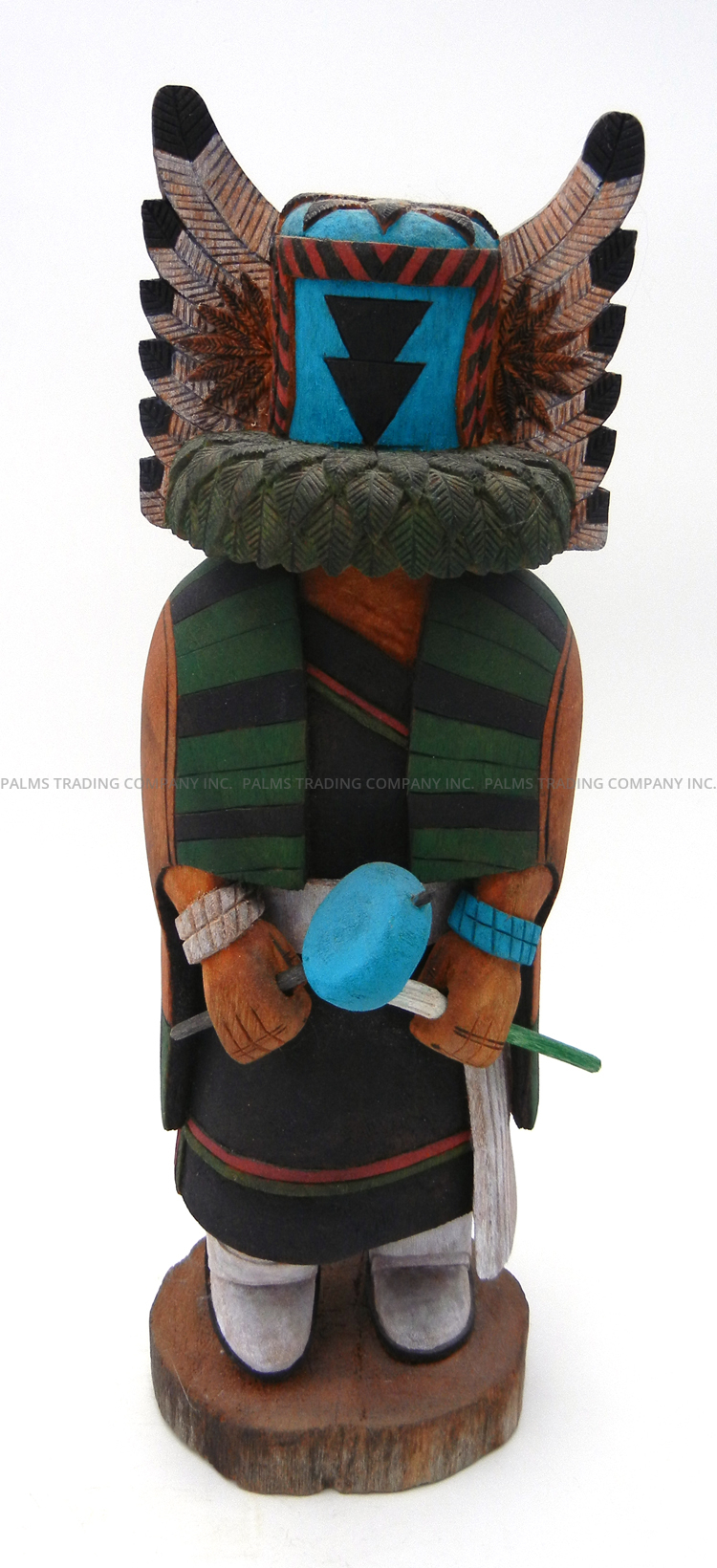 Hopi Crow Mother kachina doll by Arthur Cheromiah