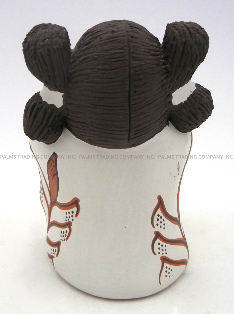 Isleta Chris Teller Handmade Seated Storyteller Figurine with Five Children - Image 4