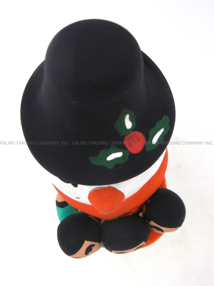 Jemez Vernida Toya Standing Snowman Storyteller Figurine with Three Children - Image 6