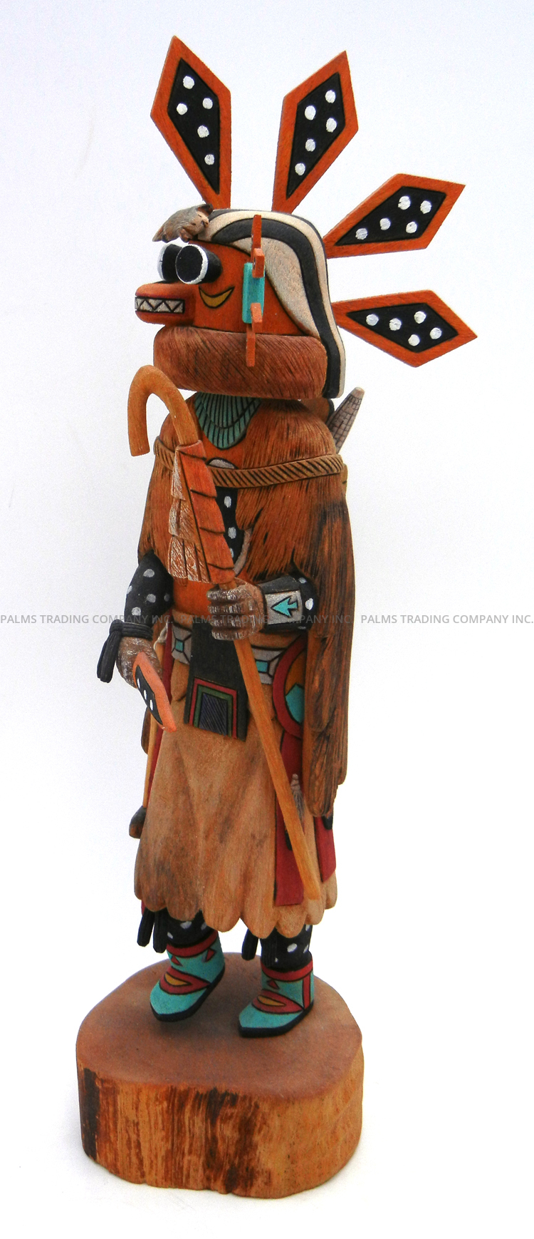 Hopi Jocelyn Vote Uhuhu (Scavenger) Kachina Doll - Image 3