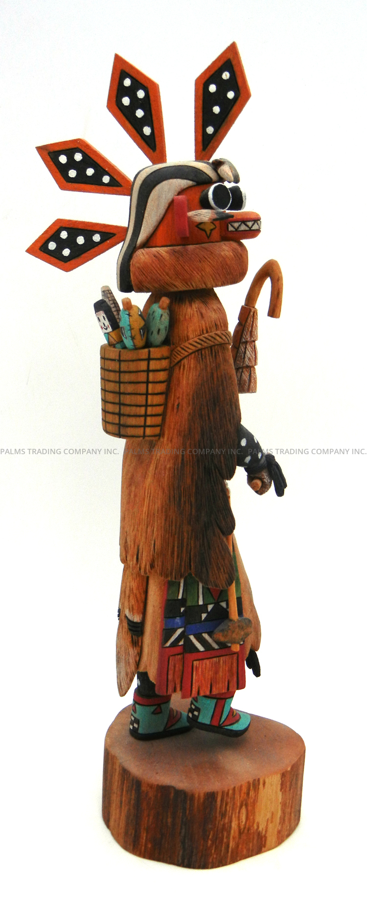 Hopi Jocelyn Vote Uhuhu (Scavenger) Kachina Doll - Image 5