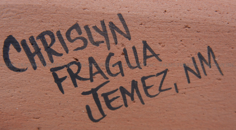 Jemez Chrislyn Fragua Handmade and Hand Painted Wildlife and Child Figurine - Image 7