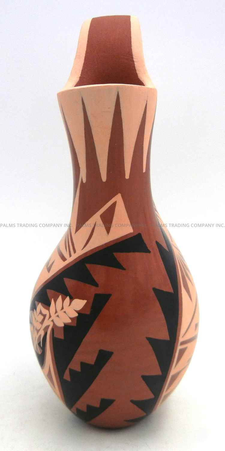 Jemez Geraldine Sandia Handmade, Painted and Polished Wedding Vase - Image 3