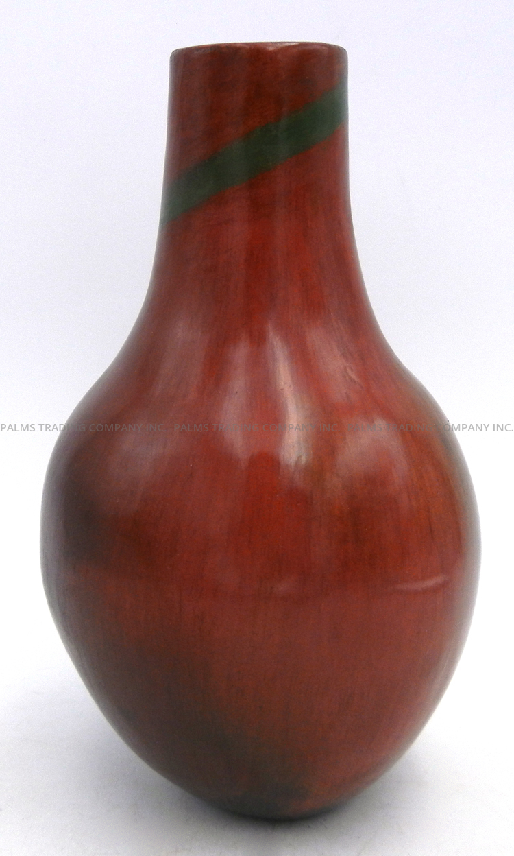 Navajo handmade pine pitch vase by Alice Cling