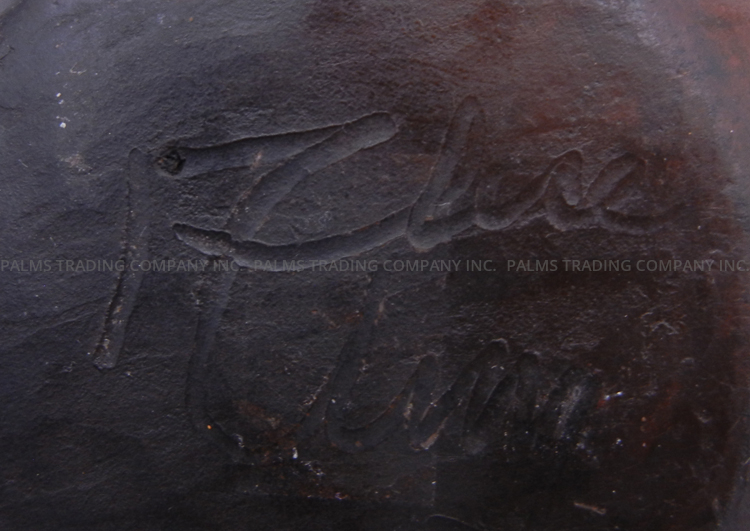 Navajo Alice Cling Handmade Pine Pitch Vase - Image 7