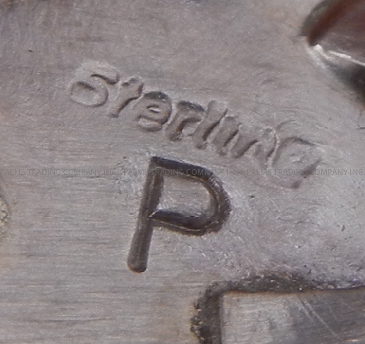 Navajo Onyx and Sterling Silver Ring - Image 4