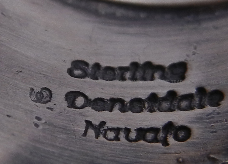 Navajo Will Denetdale Sonoran Gold Turquoise and Sterling Silver Ring - Image 4