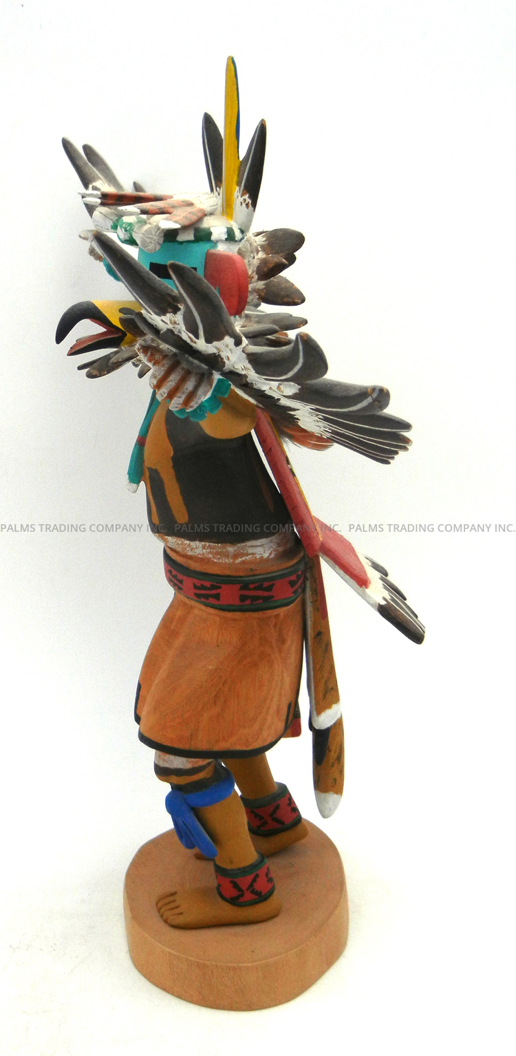 Hopi Floyd Nutumya Eagle Kachina Doll - Image 3
