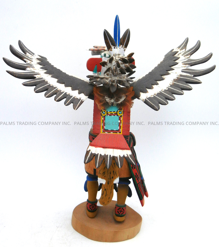 Hopi Floyd Nutumya Eagle Kachina Doll - Image 4