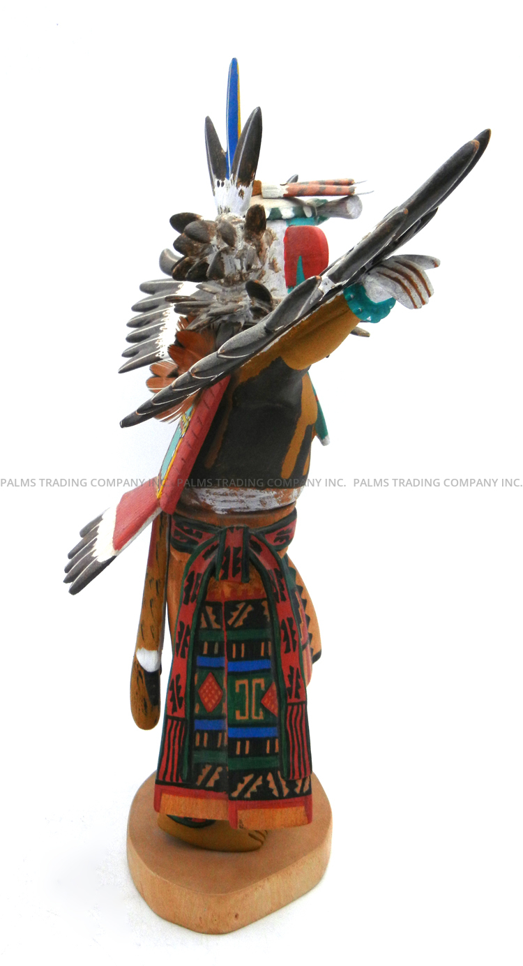 Hopi Floyd Nutumya Eagle Kachina Doll - Image 5