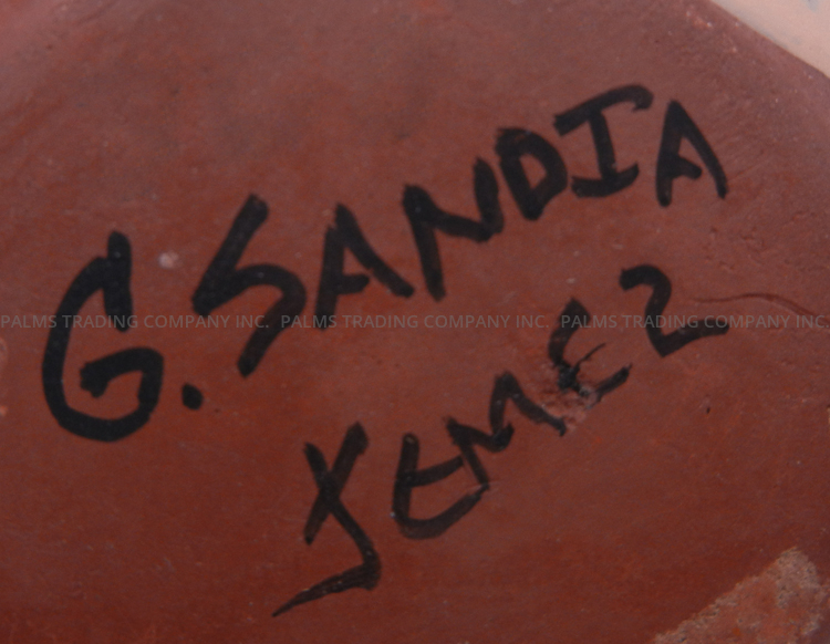 Jemez Glendora Fragua Handmade, Hand Painted and Polished Polychrome Wedding Vase - Image 7