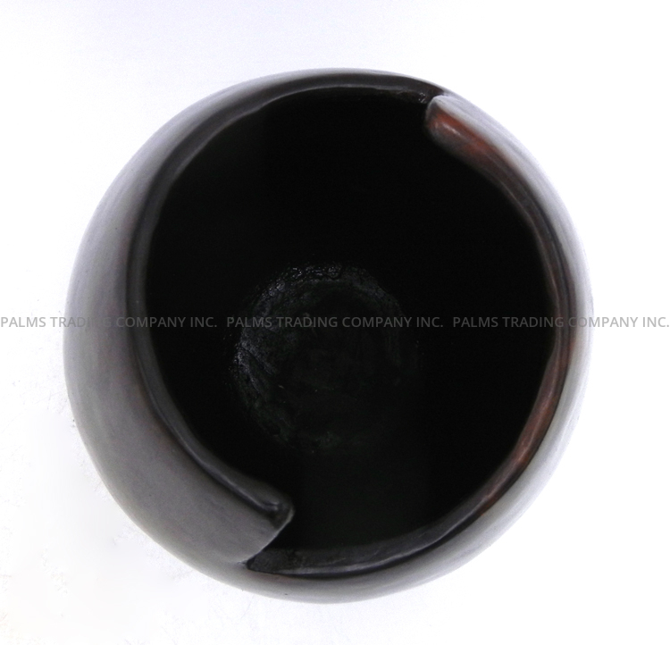 Navajo Alice Cling Handmade Pine Pitch Vase with Cut Out Rim - Image 6