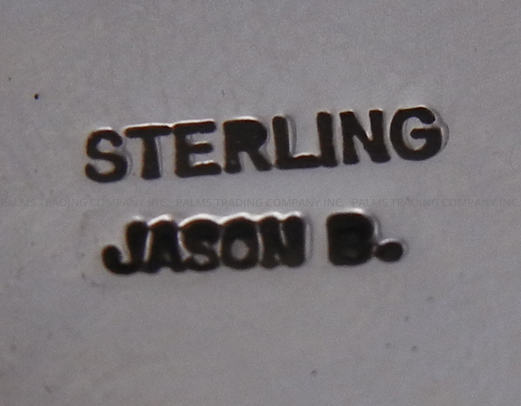 Navajo Jason Bahe Three Stone Turquoise and Sterling Silver Cuff Bracelet - Image 4