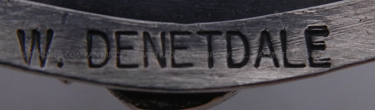 Navajo Will Denetdale Turquoise and Sterling Silver Cuff Bracelet - Image 4