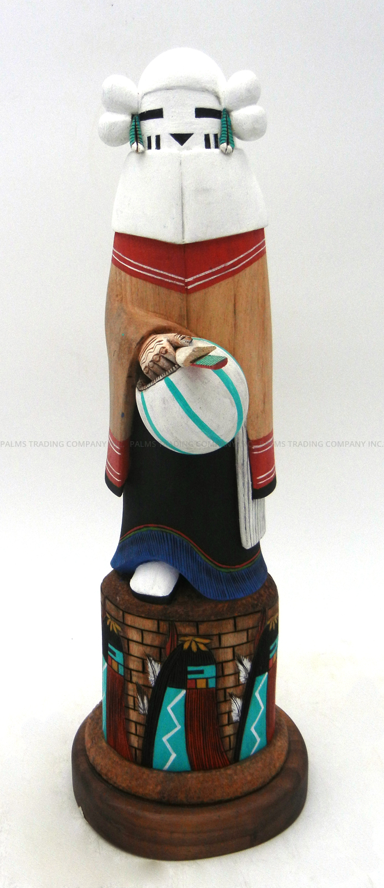 Hopi Snow Maiden kachina doll by Wilmer Kaye
