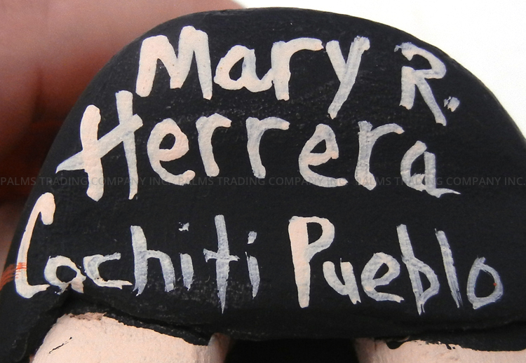 Cochiti Mary Herrera Seated Storyteller Figurine with Six Children - Image 7
