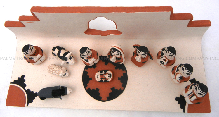 Kewa Angel Bailon Handmade and Hand Painted Nativity Scene - Image 6
